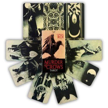 Карты Таро Ворон Смерти, Murder of Crows Tarot TR-B-816 (Elf) OP-E-816 фото