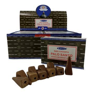 Ароматические конусы обратного дыма Satya Пало Санто (Palo Santo Backflow Cones) ЗП-35032 фото