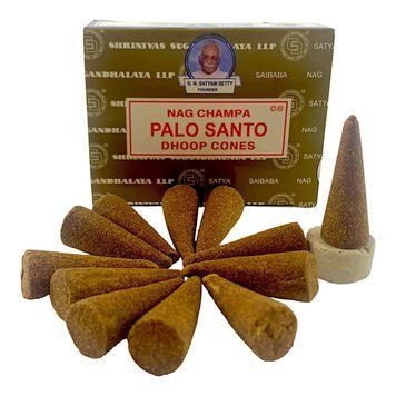 Ароматические конусы Palo Santo (Пало Санто) (Satya), 12 шт в упаковке ЗП-35023 фото