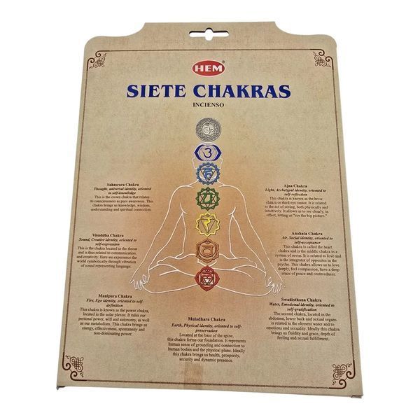 Подарочный набор благовоний HEM &laquo;7 Chakras Hexa Gift Pack&raquo;, 7 ароматов (7 Чакр) ЗП-36544 фото
