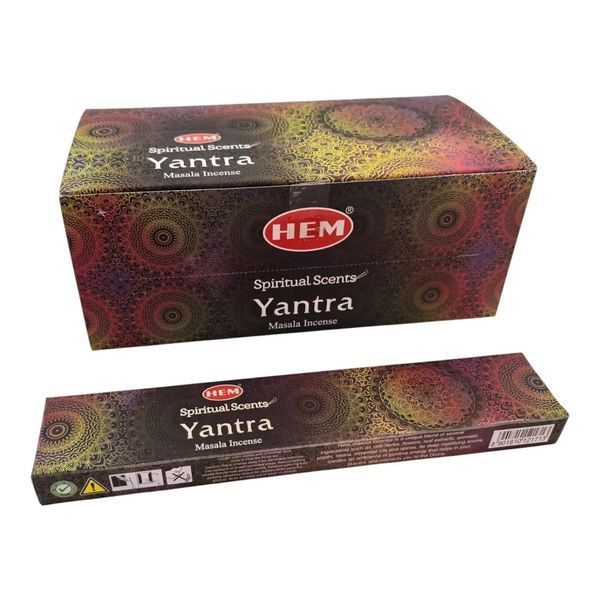 Yantra (Янтра) HEM &ndash; ароматические благовония масала 15 г ЗП-36597 фото